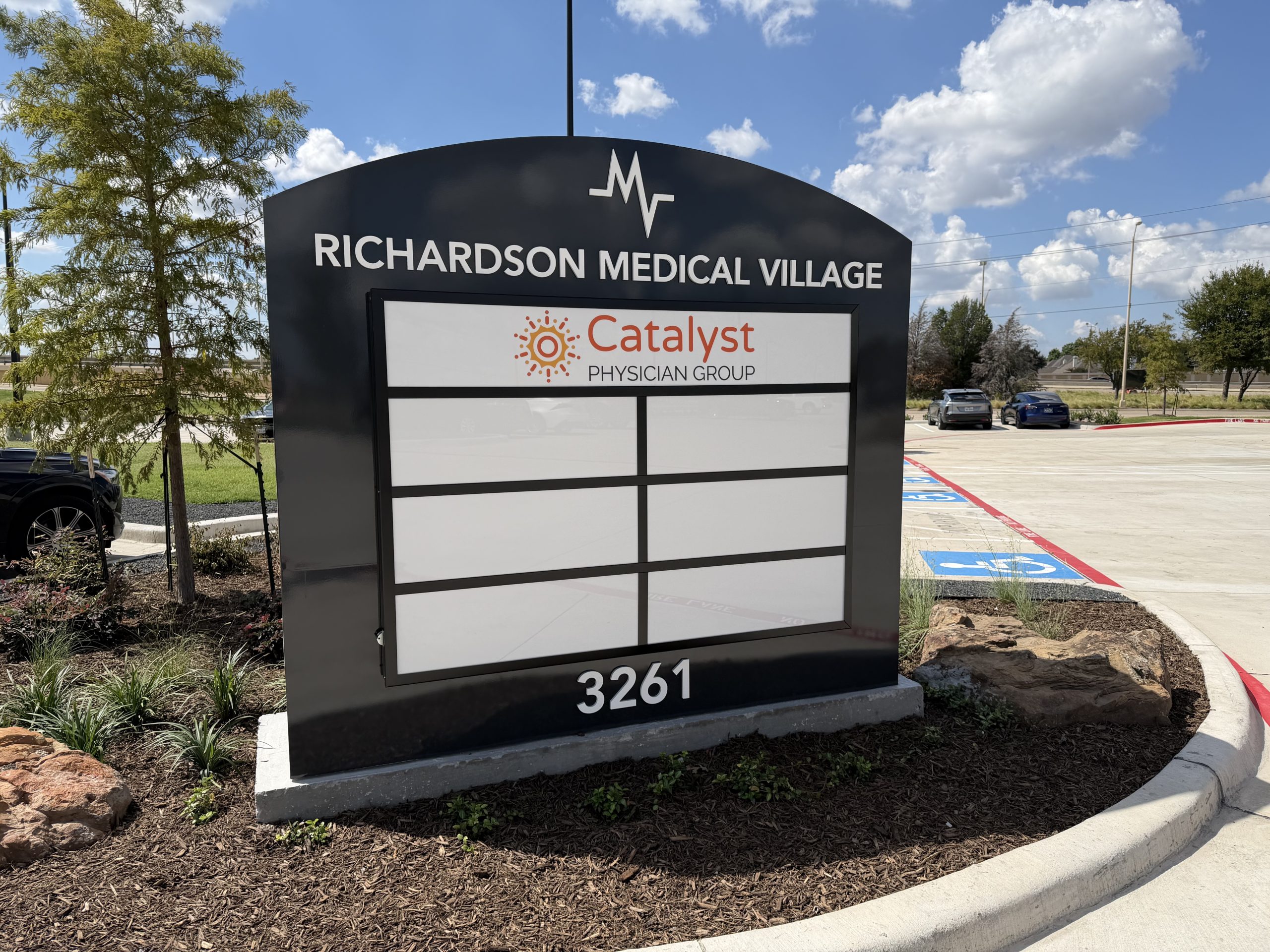 Exterior sign of Catalyst Physician Group Richardson